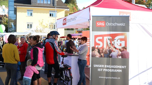 Bild von «SRG on the road» am Herbstmarkt in Heiden