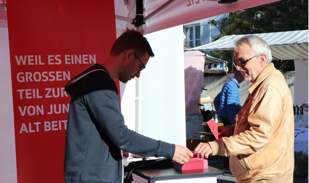 Bild von Am Herbstmarkt in Heiden